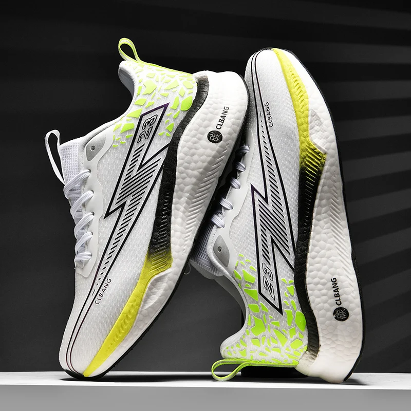 Running Shoes High Quality Outdoor Sneakers Lace Up Air Cushion Sports Footwear Brand Trainer Professional Race Walking Shoes
Running Shoes High Quality Outdoor Sneakers Lace Up Air Cushion Sports Footwear Brand Trainer Professional Race Walking Shoes