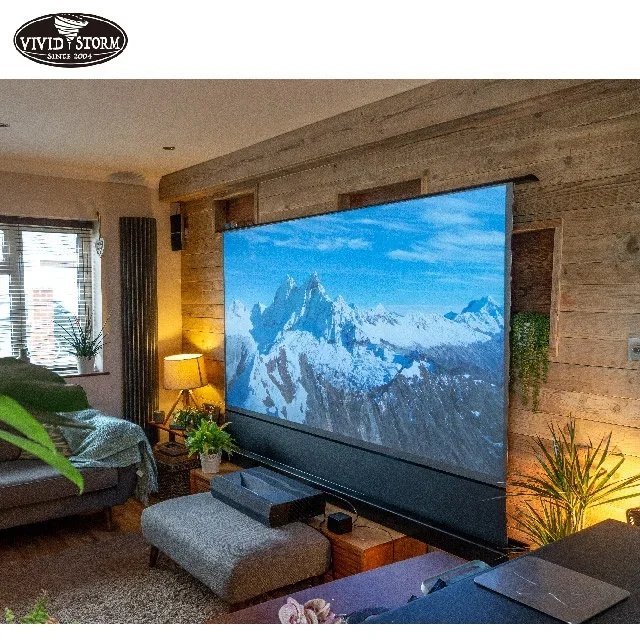 VIVIDSTORM PRO 92-дюймовый электрический напольный экран для проектора UST ALR, беспроводной триггер 8K/4K UHD, проекционный экран
VIVIDSTORM PRO 92-дюймовый электрический напольный экран для проектора UST ALR, беспроводной триггер 8K/4K UHD, проекционный экран