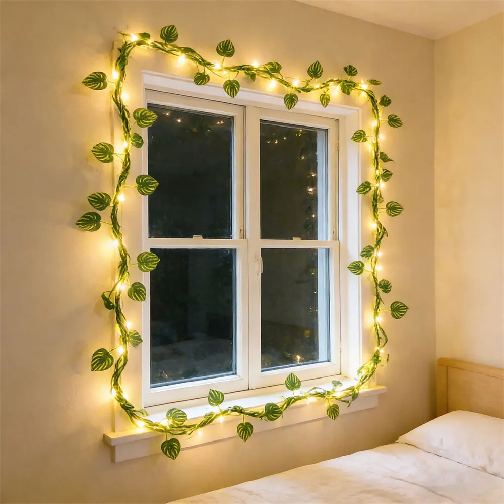 Светодиодная гирлянда на батарейках 2м, 5м, 10м с искусственными листьями для свадьбы, вечеринки, сада, комнаты, украшения на Рамадан
Светодиодная гирлянда на батарейках 2м, 5м, 10м с искусственными листьями для свадьбы, вечеринки, сада, комнаты, украшения на Рамадан