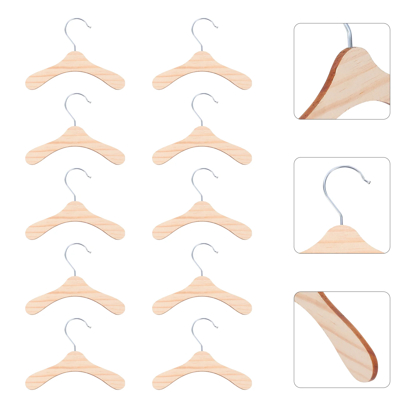 10 Pcs Pet Hanger Clothes for Small Animals Supplies Rack Wardrobe Storage Apparel Wood Puppies
10 Pcs Pet Hanger Clothes for Small Animals Supplies Rack Wardrobe Storage Apparel Wood Puppies