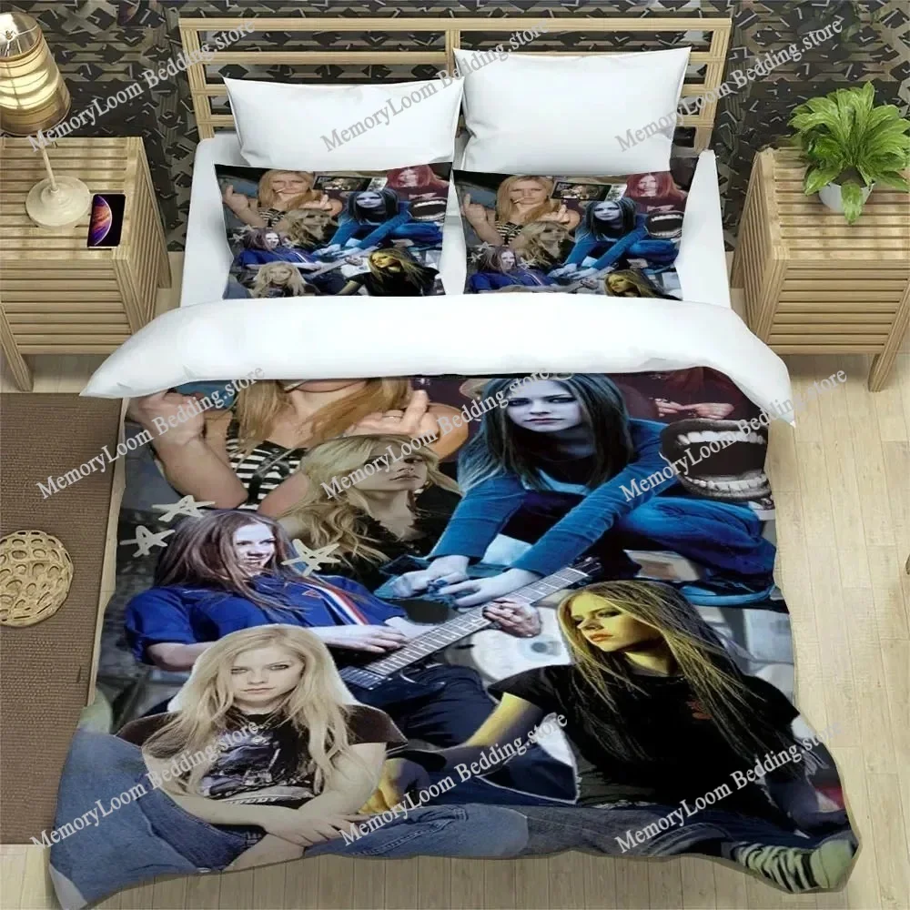 Art Style Unique Music Singer Avril Lavigne Bedding Set Queen/King Size Duvet Cover Comforter Soft Bed Sheet Set Home Decor
Art Style Unique Music Singer Avril Lavigne Bedding Set Queen/King Size Duvet Cover Comforter Soft Bed Sheet Set Home Decor