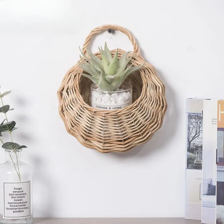 Hanging Flower Pot Rattan Flower Basket Willow Wall Creative Hand Woven Hanging Flower Basket Storage Basket Hanging Plant Pot
Hanging Flower Pot Rattan Flower Basket Willow Wall Creative Hand Woven Hanging Flower Basket Storage Basket Hanging Plant Pot