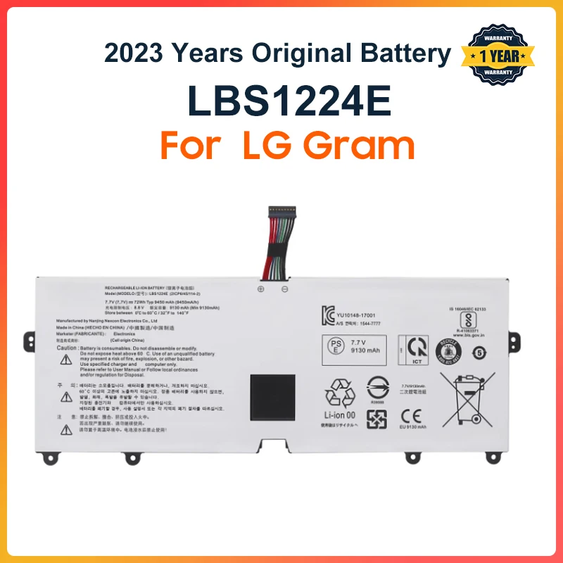 LBS1224E Laptop Battery for LG Gram 13Z980 13Z990 14Z980 14Z990 15Z980 15Z990 17Z990 2018 13Z980-U 14Z980-A 14Z980-G 1
LBS1224E Laptop Battery for LG Gram 13Z980 13Z990 14Z980 14Z990 15Z980 15Z990 17Z990 2018 13Z980-U 14Z980-A 14Z980-G 1