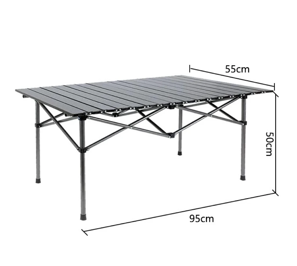 Modern Design Outdoor Furniture Foldable Rolling Metal Aluminium Picnic Table Multifunction Camping Table
Modern Design Outdoor Furniture Foldable Rolling Metal Aluminium Picnic Table Multifunction Camping Table