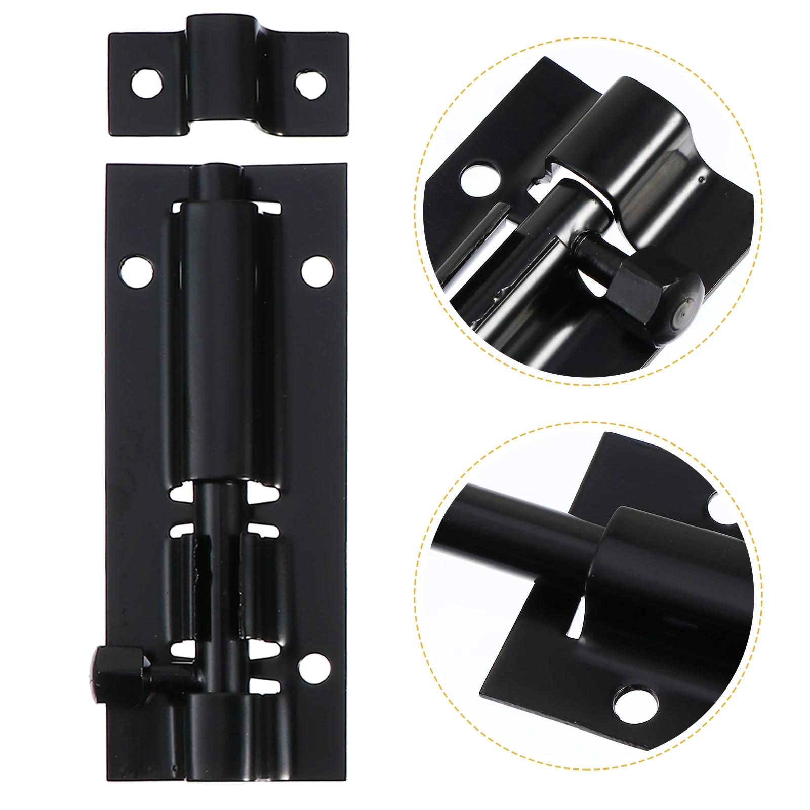 3 Sets Stainless Steel Door With Keyhole Sliding Bolt Security Lock For Gate Barn Garden Durable Surface Protection Screw Holes
3 Sets Stainless Steel Door With Keyhole Sliding Bolt Security Lock For Gate Barn Garden Durable Surface Protection Screw Holes