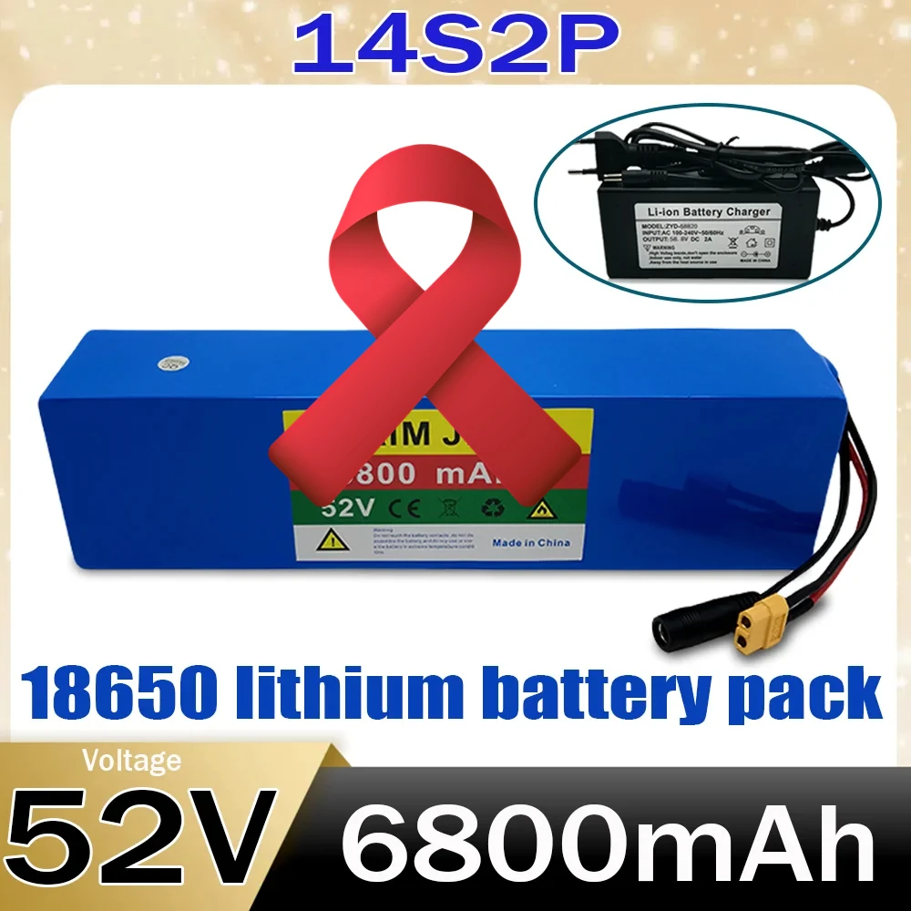 100% new original 52V 6.8AH 14S2P lithium battery 52V 6800mAh high capacity 1000W CityCoco electric scooter battery built in BMS
100% new original 52V 6.8AH 14S2P lithium battery 52V 6800mAh high capacity 1000W CityCoco electric scooter battery built in BMS