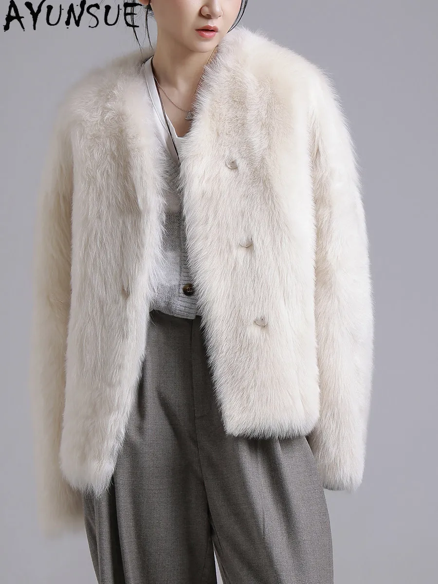 AYUNSUE Natural Tuscany Sheepskin Fur Coat Women Real Leather Jacket Woman Warm Winter Clothes Fashion Loose Fit Шуба Женская
AYUNSUE Natural Tuscany Sheepskin Fur Coat Women Real Leather Jacket Woman Warm Winter Clothes Fashion Loose Fit Шуба Женская