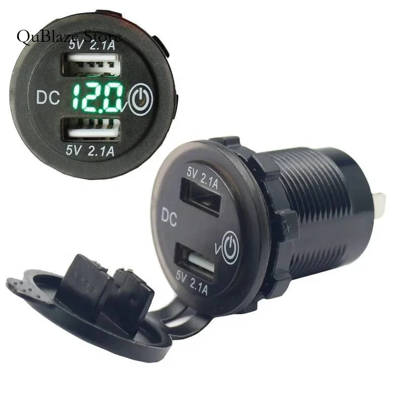 12 В 24 В постоянного тока 4,2 А Многофункциональный автомобильный вкл.-выкл. Синий светодиодный кулисный переключатель, панель вольтметра и двойная розетка для зарядного устройства USB
12 В 24 В постоянного тока 4,2 А Многофункциональный автомобильный вкл.-выкл. Синий светодиодный кулисный переключатель, панель вольтметра и двойная розетка для зарядного устройства USB