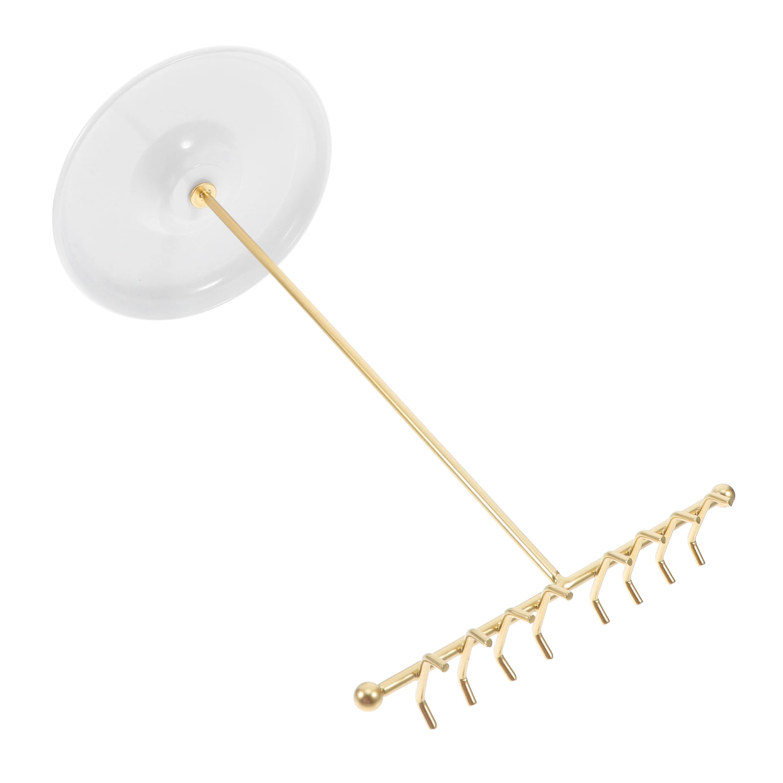 T Shaped Necklace Jewelry Stand Minimalist Metal Display Tray Space Saving Earring Holder For Women Tabletop Organizer
T Shaped Necklace Jewelry Stand Minimalist Metal Display Tray Space Saving Earring Holder For Women Tabletop Organizer