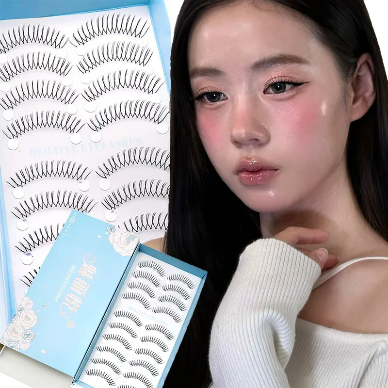 Korean Style Idol Manga False Eyelashes U-Shaped Natural Looking Eyelash Extensions Large Capacity to Enlarge Girl's Eyes
Korean Style Idol Manga False Eyelashes U-Shaped Natural Looking Eyelash Extensions Large Capacity to Enlarge Girl's Eyes