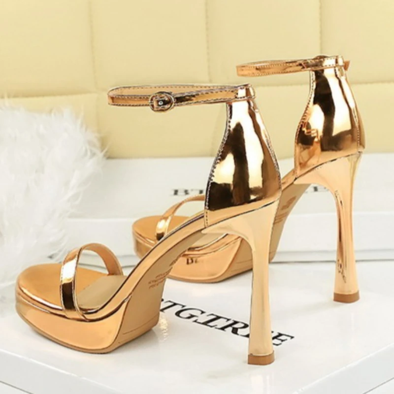 BIGTREE Shoes Summer High-heeled Sandals Women Shoes Sexy Party Shoe Peep Toe High Heels Stiletto 11.5 Cm Buckle Ladies Shoes
BIGTREE Shoes Summer High-heeled Sandals Women Shoes Sexy Party Shoe Peep Toe High Heels Stiletto 11.5 Cm Buckle Ladies Shoes