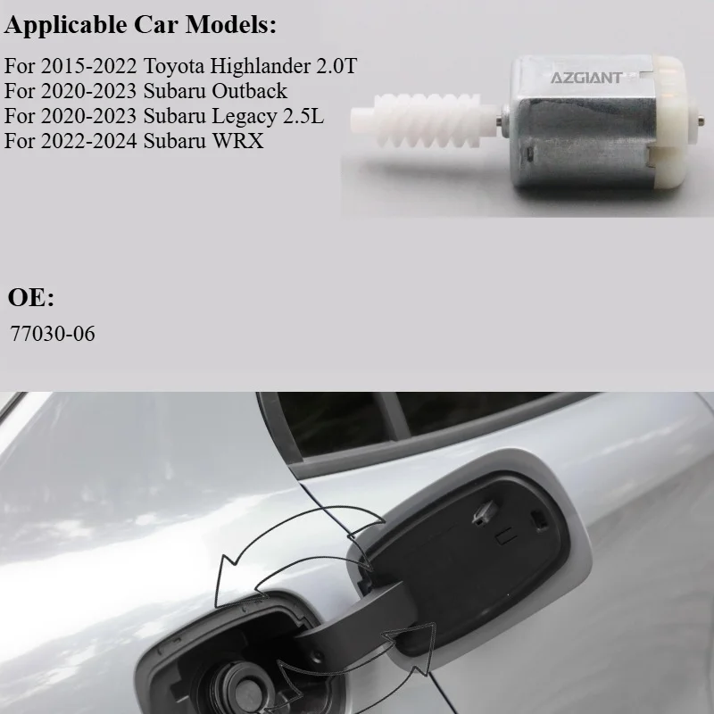 AZGIANT 57310 AN01A for Subaru Outback/Legacy/WRX Toyota Highlander Car Fuel Gas Tank Filler Door Cap Latch Actuator Motor
AZGIANT 57310 AN01A for Subaru Outback/Legacy/WRX Toyota Highlander Car Fuel Gas Tank Filler Door Cap Latch Actuator Motor