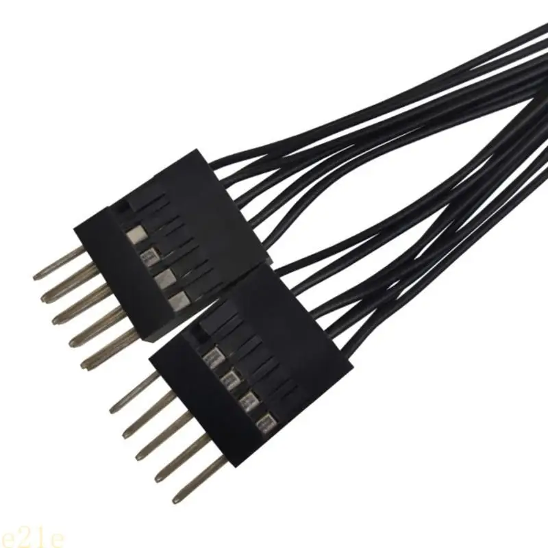 Computer USB 9 Pin to Dual9Pin Splitter Cable USB 9Pins Converter USB shielded Improve Signal Stability and Reliability 
Computer USB 9 Pin to Dual9Pin Splitter Cable USB 9Pins Converter USB shielded Improve Signal Stability and Reliability