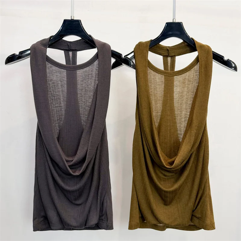 Women's vest 2026 summer new elastic truly slim fit sleeveless top Sexy backless women's corset women's t-shirt y2k women's tops
Women's vest 2026 summer new elastic truly slim fit sleeveless top Sexy backless women's corset women's t-shirt y2k women's tops