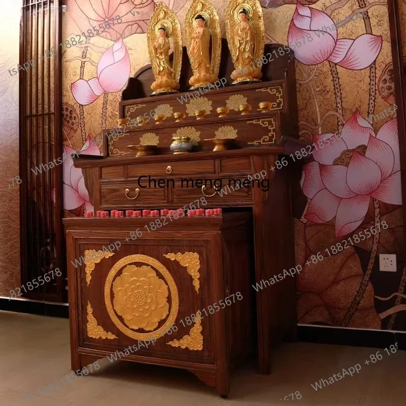 K153 Chinese-style solid wood table ancestor, case shrine Tiaoji rural household gold-painted multi-layer heightening ladder
K153 Chinese-style solid wood table ancestor, case shrine Tiaoji rural household gold-painted multi-layer heightening ladder