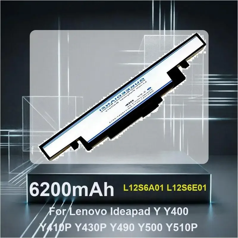 L12S6A01 L12S6E01 6200mAh High Capacity Laptop Battery For Lenovo Y490 Y490P Y400 Y410P Y400N Y500 Y510 Y500N Y510P Y430P
L12S6A01 L12S6E01 6200mAh High Capacity Laptop Battery For Lenovo Y490 Y490P Y400 Y410P Y400N Y500 Y510 Y500N Y510P Y430P