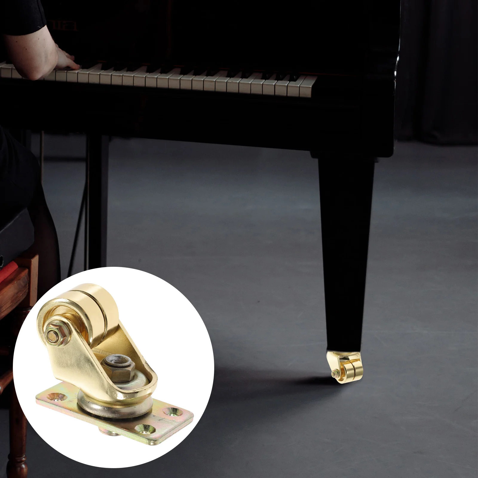 Piano Casters Upright Supply Accessories Brass for Accessory Assistant Moving Wheel Small Metal Parts
Piano Casters Upright Supply Accessories Brass for Accessory Assistant Moving Wheel Small Metal Parts