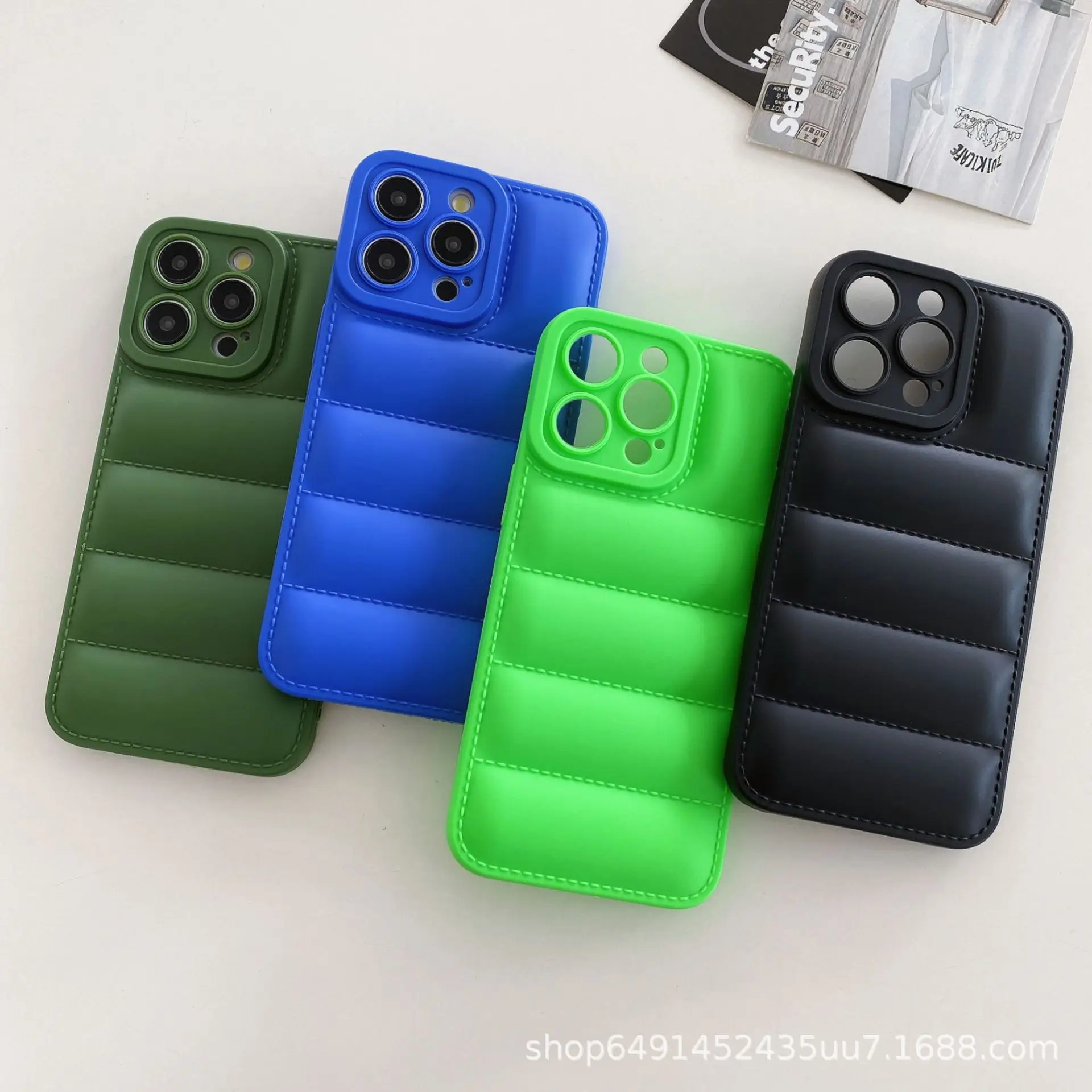 3D Cartoon Eyes Puffer Down Jacket Phone Case, Colorful Printed Soft Shockproof Cover for iPhone 16 17 Smartphones Multi Color
3D Cartoon Eyes Puffer Down Jacket Phone Case, Colorful Printed Soft Shockproof Cover for iPhone 16 17 Smartphones Multi Color