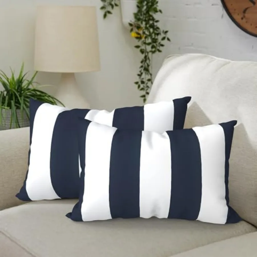 Pack of 2 Waterproof Outdoor Lumbar Pillow serts, Rectangle Decorative Patio Throw Pillow for Home, Sofa, Bench and Patio Furni
Pack of 2 Waterproof Outdoor Lumbar Pillow serts, Rectangle Decorative Patio Throw Pillow for Home, Sofa, Bench and Patio Furni