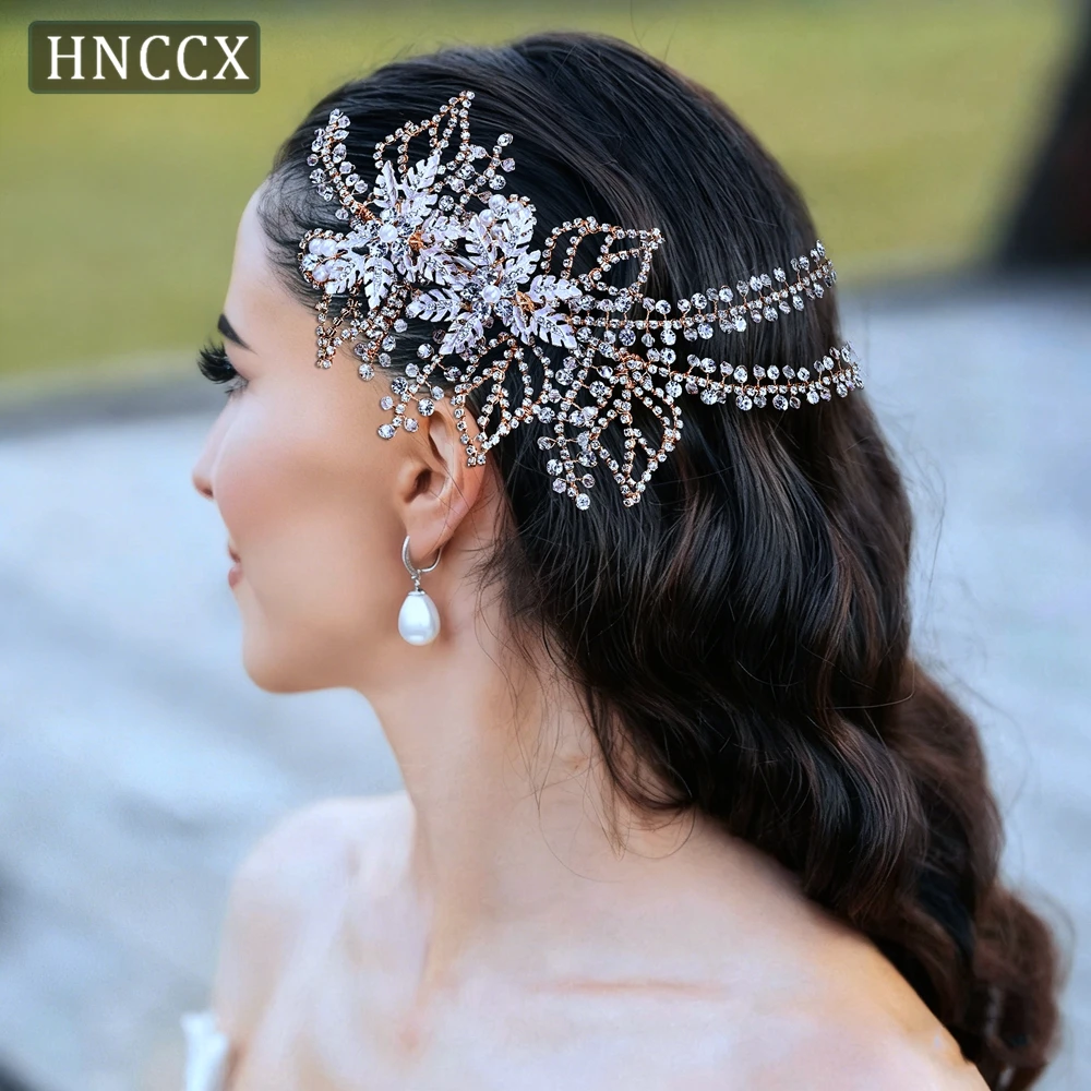 HNCCX Luxury Gold Color Rhinestone Floral Bridal Hair Clips Handmade Pearl Side Headpiece Sparkly Wedding Hair Accessories HP254
HNCCX Luxury Gold Color Rhinestone Floral Bridal Hair Clips Handmade Pearl Side Headpiece Sparkly Wedding Hair Accessories HP254