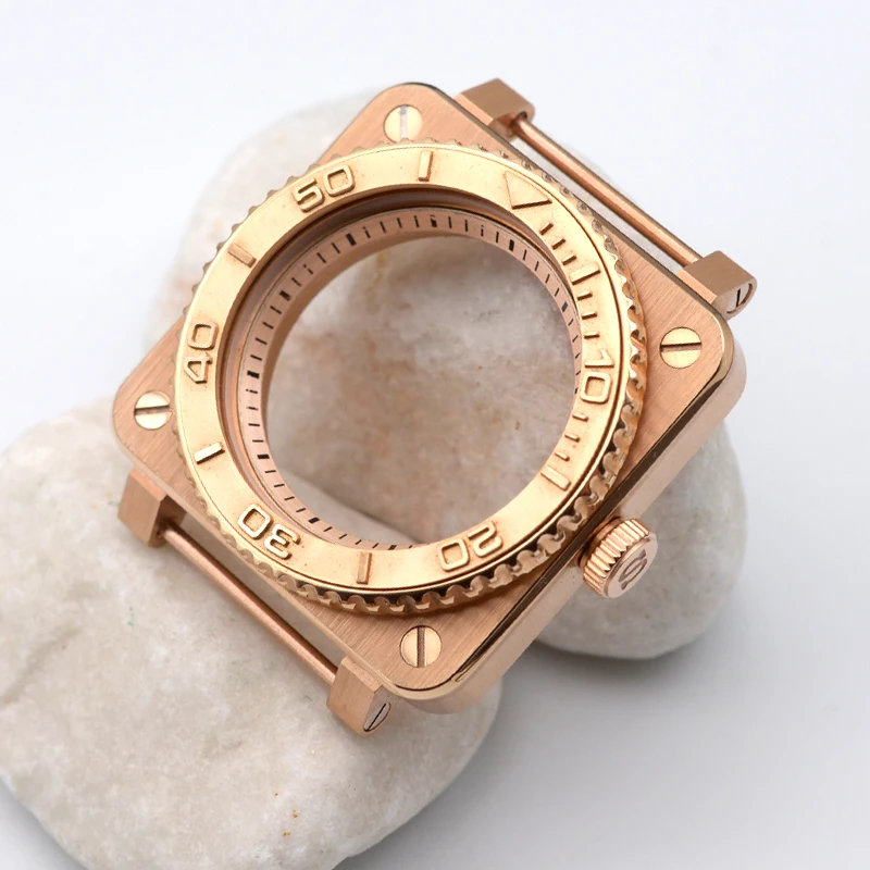 Mod SKX007 Square Watch Case Fashionable Rose Gold Sapphire Glass Suitable For NH35 NH36 7S26 Automatic Movement Watch Cas
Mod SKX007 Square Watch Case Fashionable Rose Gold Sapphire Glass Suitable For NH35 NH36 7S26 Automatic Movement Watch Cas