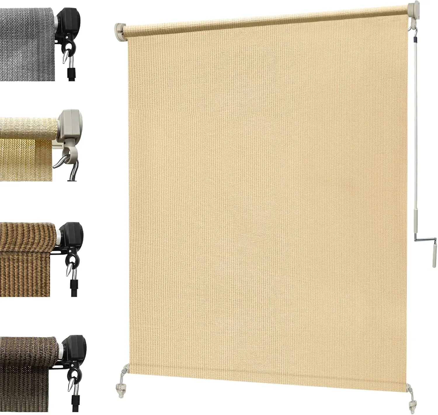 6'x8' Cordless Outdoor Roller Shade - UV Protection Sun Shade for Patio, Pergola, Gazebo
6'x8' Cordless Outdoor Roller Shade - UV Protection Sun Shade for Patio, Pergola, Gazebo