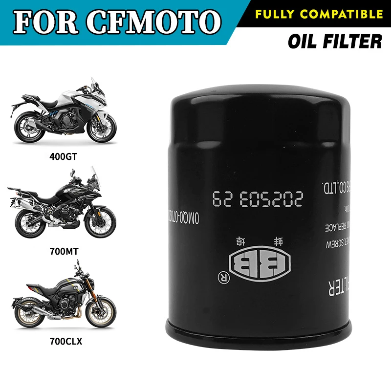 For CFMOTO 700MT Oil Filter CF700 MT 700CLX 400GT CF MOTO MT700 Oil Filter Motorcycle Accessories Original Parts
For CFMOTO 700MT Oil Filter CF700 MT 700CLX 400GT CF MOTO MT700 Oil Filter Motorcycle Accessories Original Parts