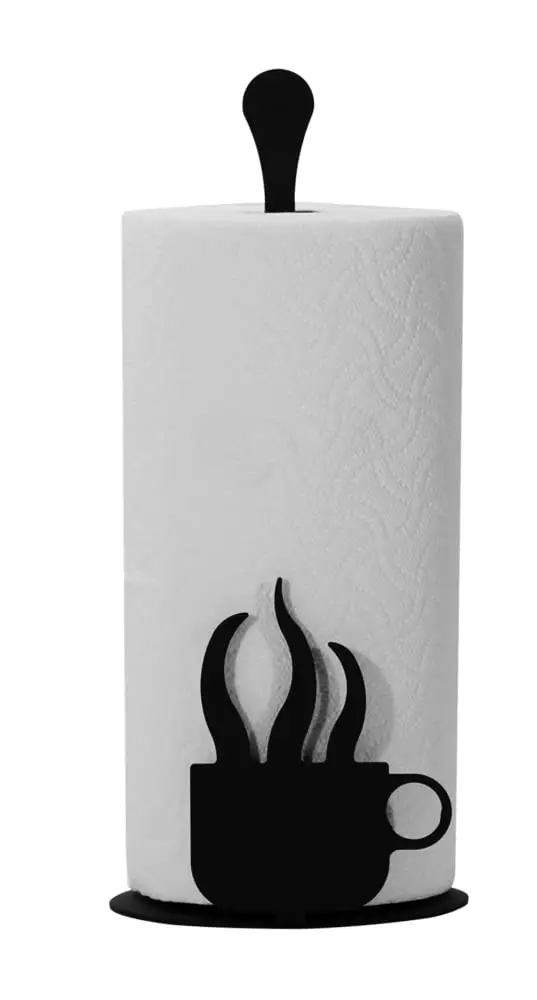 Countertop Coffee Cup Silhouette Paper Towel Holder Wrought Iron
Countertop Coffee Cup Silhouette Paper Towel Holder Wrought Iron