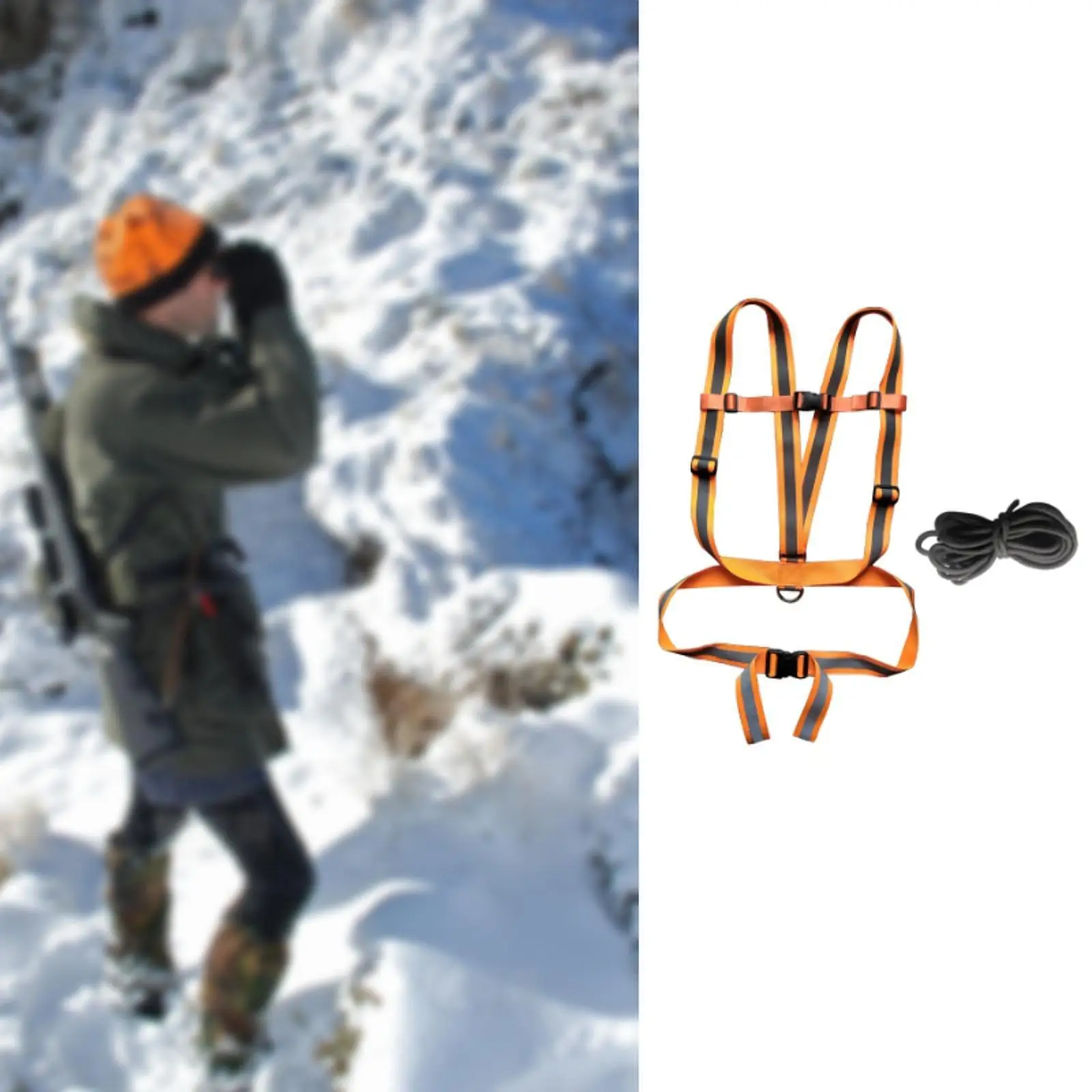 Comfort Grip Deer Drag Handle Adjustable Harness Rope Easy Use Hunting Accessories Outdoor Equipment
Comfort Grip Deer Drag Handle Adjustable Harness Rope Easy Use Hunting Accessories Outdoor Equipment
