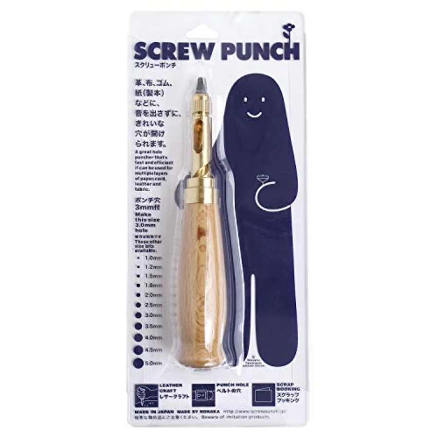 Nonaka NS-SP Screw Punch Body Replacement Blade 0.1 inch 3.0 mm Width 0.9 x Height 5.1 inches (2.3 x 13 cm)
Nonaka NS-SP Screw Punch Body Replacement Blade 0.1 inch 3.0 mm Width 0.9 x Height 5.1 inches (2.3 x 13 cm)