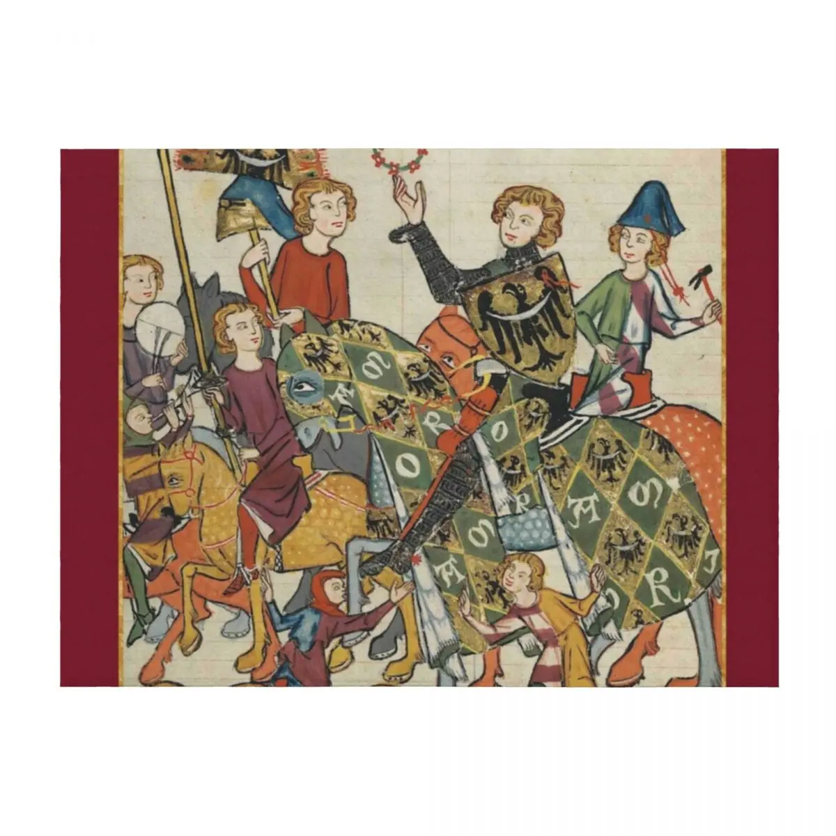 His Majesty Medieval Illumination Throw Blanket Summer Beddings Baby cosplay anime Travel Blankets
His Majesty Medieval Illumination Throw Blanket Summer Beddings Baby cosplay anime Travel Blankets