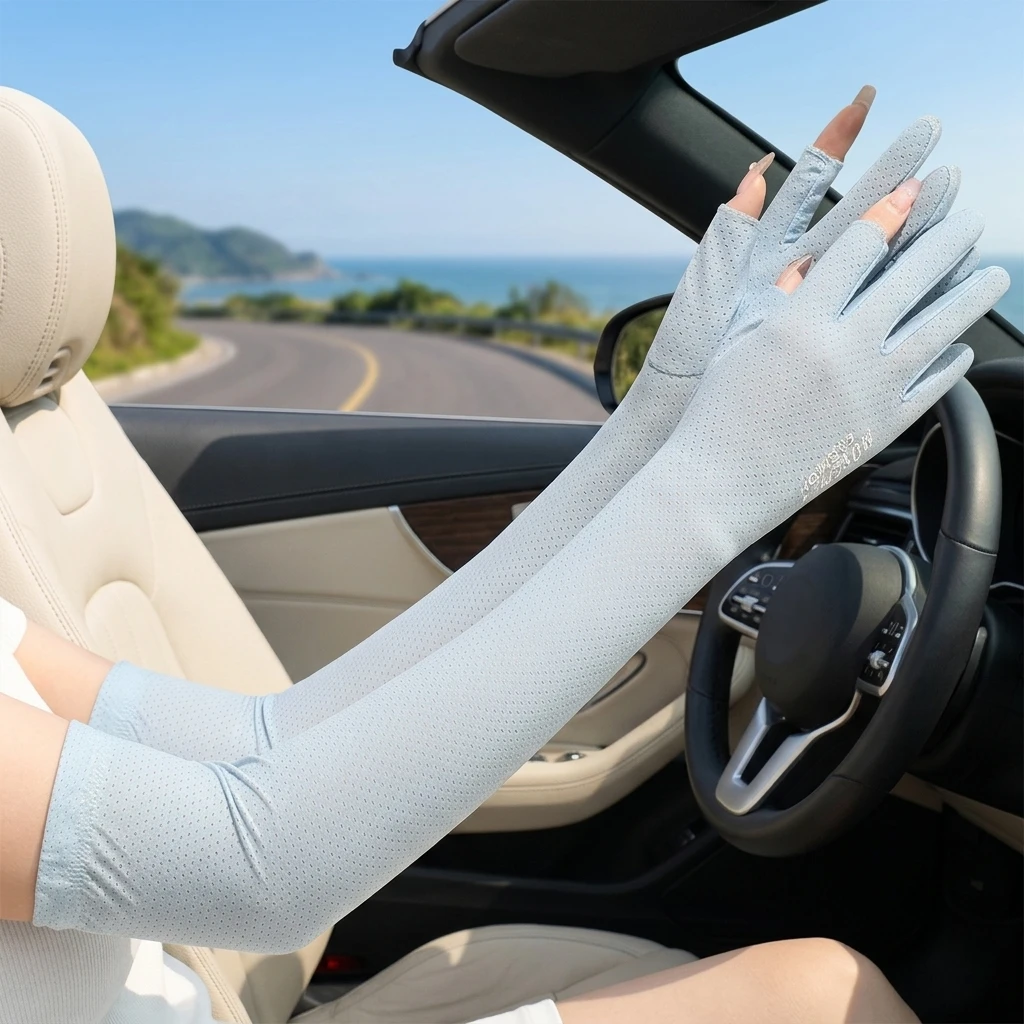 Summer UV-Protection Ice Cooling Arm Sleeves UPF50+ For Sports Driving
Summer UV-Protection Ice Cooling Arm Sleeves UPF50+ For Sports Driving