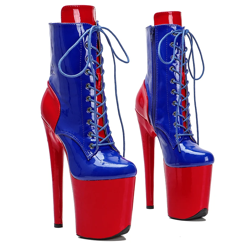 Leecabe 20CM/8inches Shiny Patent Upper mix color exoticism Trend fashion High Heel platform stripper heel Pole Dance boots
Leecabe 20CM/8inches Shiny Patent Upper mix color exoticism Trend fashion High Heel platform stripper heel Pole Dance boots