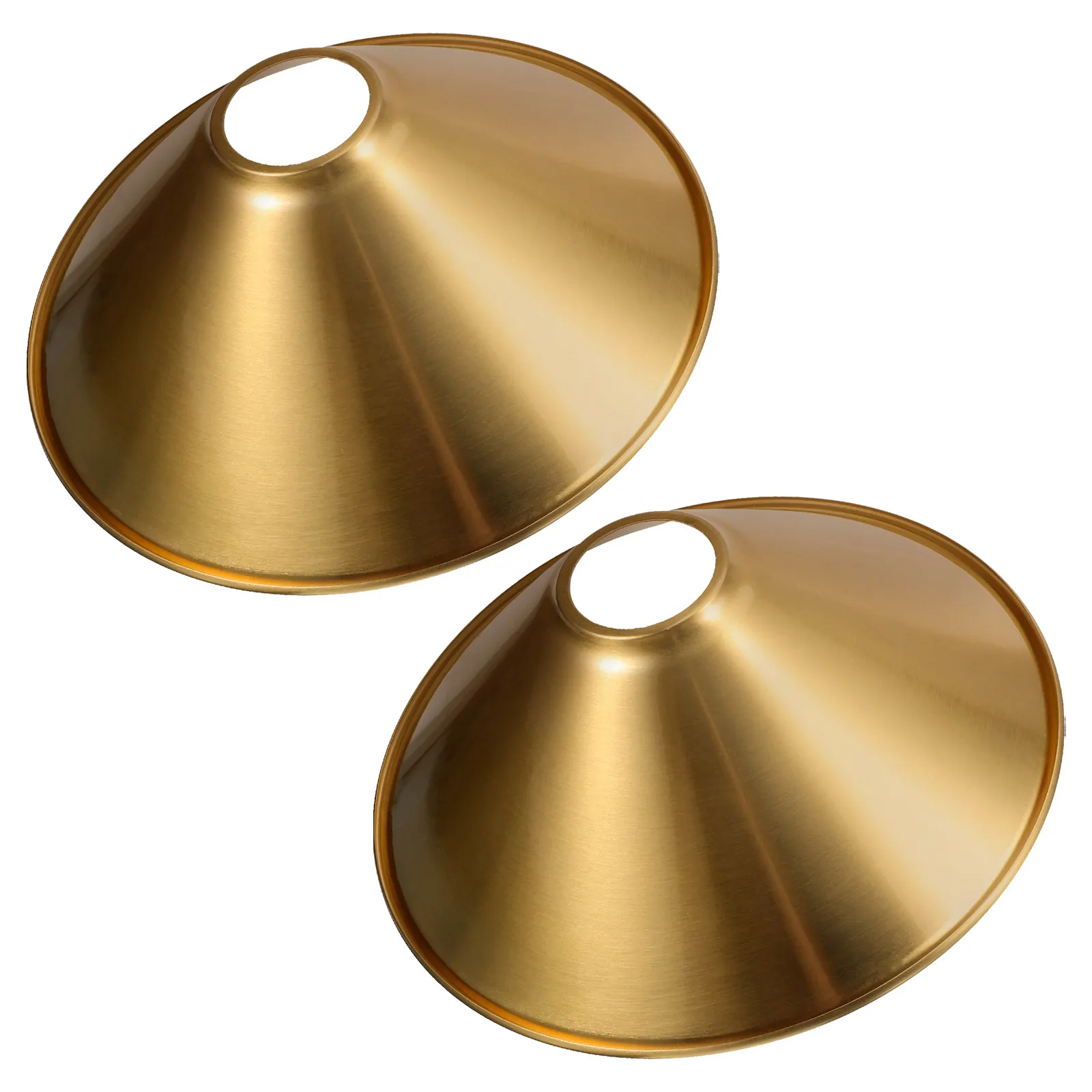 2Pcs Copper Plated Iron Cone Lampshade for E27 Base Hanging Lights Bedroom Kitchen Corridor Metal Art Lamp Shade
2Pcs Copper Plated Iron Cone Lampshade for E27 Base Hanging Lights Bedroom Kitchen Corridor Metal Art Lamp Shade
