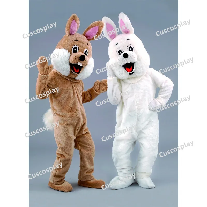 White Brown Rabbit Bunny Mascot Costume Rabbit Easter Adult Mascot Fancy Dress Christmas Cosplay for Halloween Party Event
White Brown Rabbit Bunny Mascot Costume Rabbit Easter Adult Mascot Fancy Dress Christmas Cosplay for Halloween Party Event