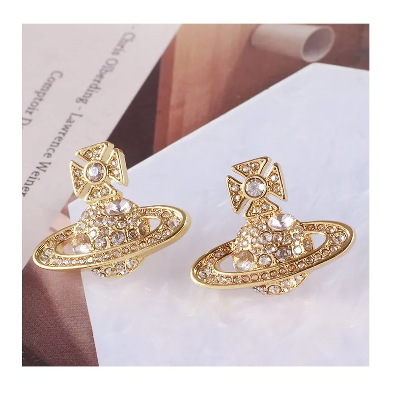 Jewelry Shining Color Diamond Three-dimensional Planet Series Simple Commuter Earrings Earrings
Jewelry Shining Color Diamond Three-dimensional Planet Series Simple Commuter Earrings Earrings