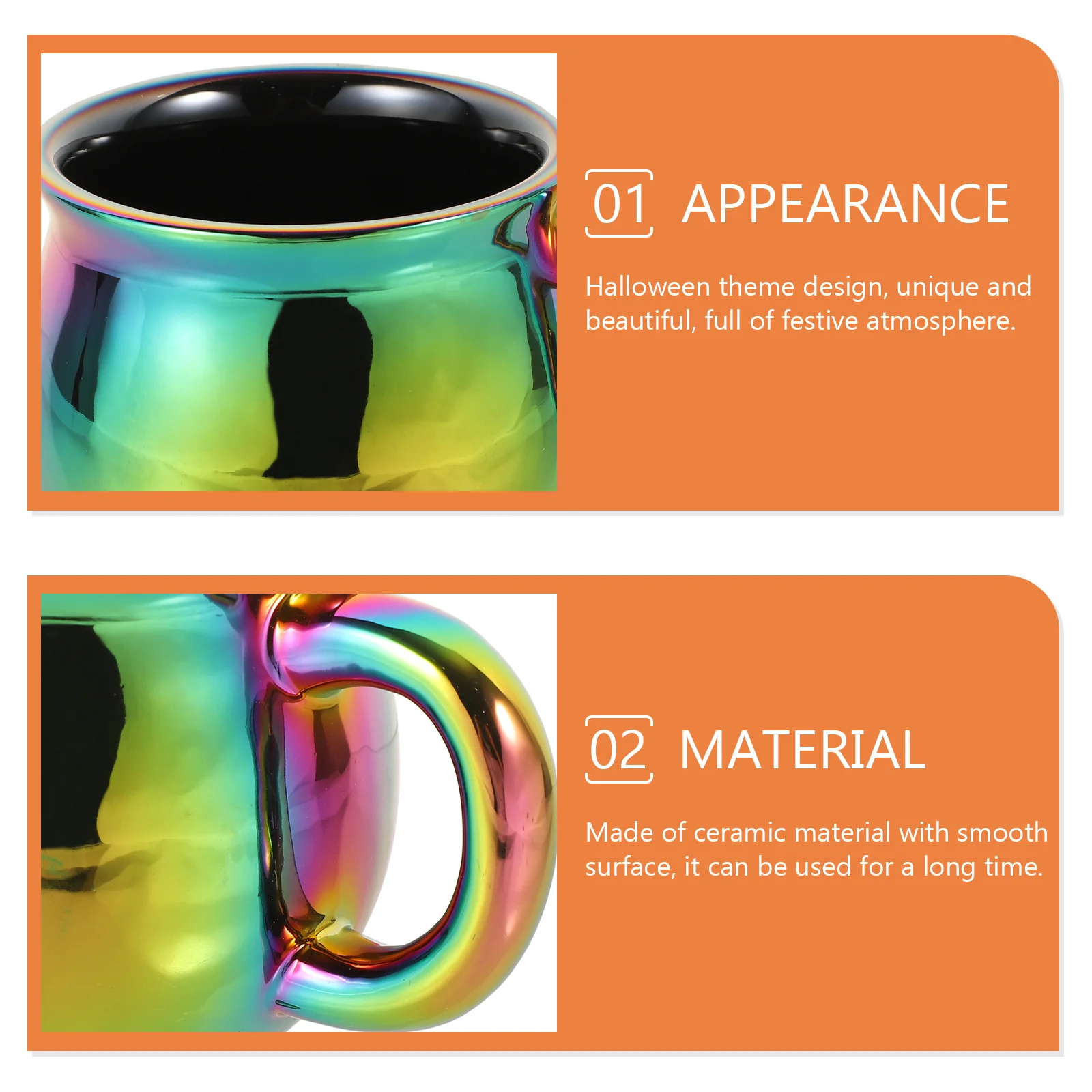 Halloween Ceramic Coffee Mug Cauldron Style Witch Cup Unique Decorative Drinkware Gift Cauldron Mug Decorative Drinking Cup
Halloween Ceramic Coffee Mug Cauldron Style Witch Cup Unique Decorative Drinkware Gift Cauldron Mug Decorative Drinking Cup