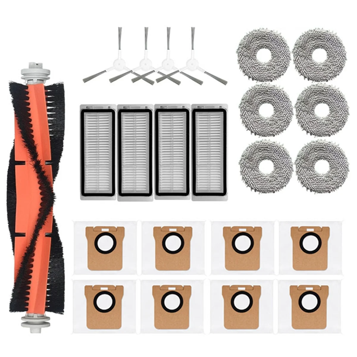 For Bot L20 Ultra /X20 Pro Accessories Main Side Brush Filter Mop Dust Bag Robot Vacuum Cleaner Replacement Parts
For Bot L20 Ultra /X20 Pro Accessories Main Side Brush Filter Mop Dust Bag Robot Vacuum Cleaner Replacement Parts
