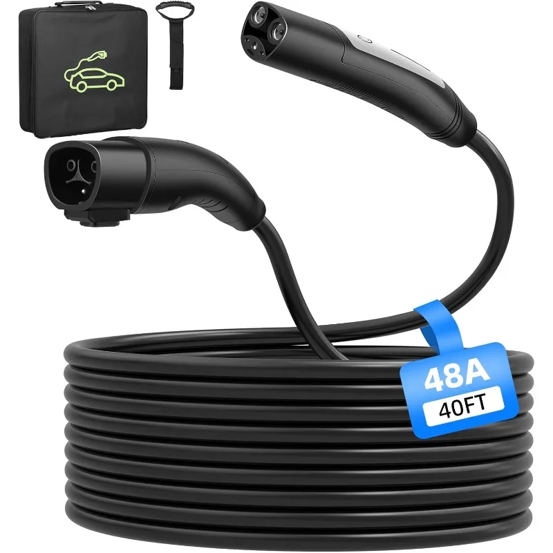 48Amp 110-240V Charger Extension Cable Compatible with Model Y/X/3/S/Cybertruck,Charging Cable with Carrying Bag
48Amp 110-240V Charger Extension Cable Compatible with Model Y/X/3/S/Cybertruck,Charging Cable with Carrying Bag
