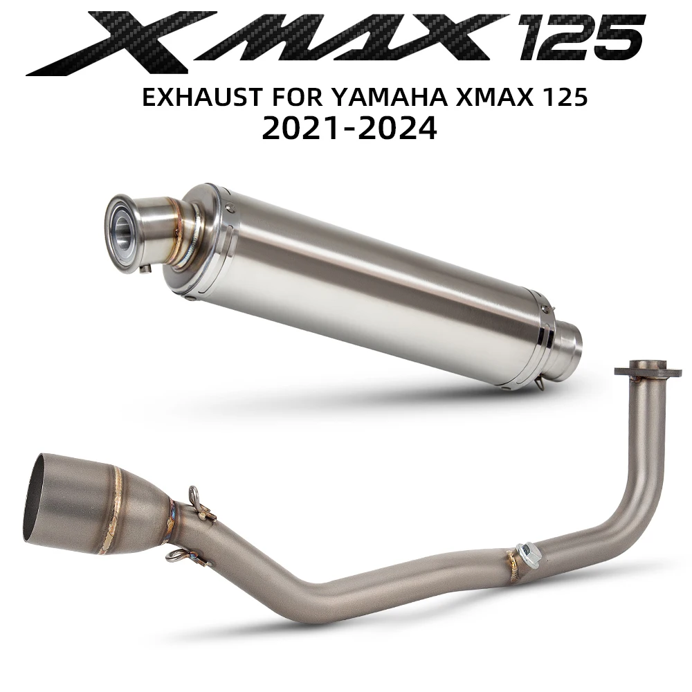 XMAX125 Exhaust Muffler with DB Killer For Yamaha XMAX125 XMAX-125 2021-2024 Motorcycle Exhaust Full System Scooter Manifold
XMAX125 Exhaust Muffler with DB Killer For Yamaha XMAX125 XMAX-125 2021-2024 Motorcycle Exhaust Full System Scooter Manifold