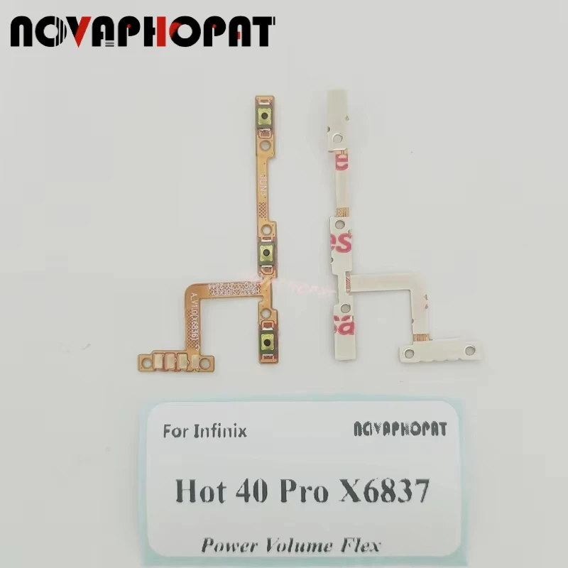 Novaphopat для Infinix Hot 40 Pro X6837/Hot 40 X6836, включение и выключение, переключатель громкости, кнопка питания, гибкий ленточный кабель
Novaphopat для Infinix Hot 40 Pro X6837/Hot 40 X6836, включение и выключение, переключатель громкости, кнопка питания, гибкий ленточный кабель