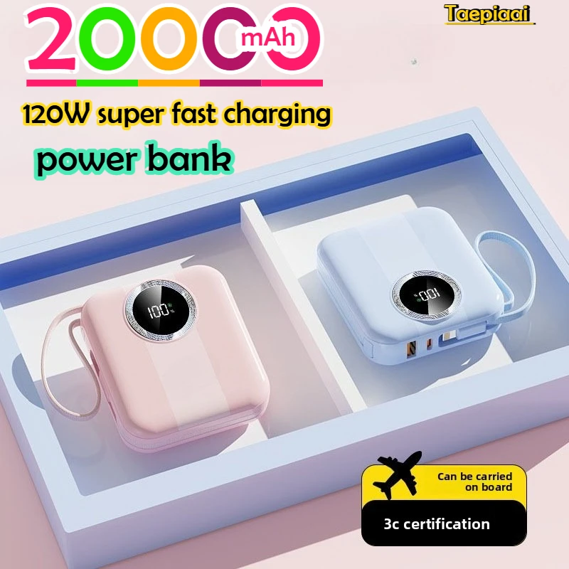 Taepiaai Power Bank 20000mAh PD22.5W Fast Charging Phone External Battery Powerbank Charger for Xiaomi Poco IPhone Samsung IPad
Taepiaai Power Bank 20000mAh PD22.5W Fast Charging Phone External Battery Powerbank Charger for Xiaomi Poco IPhone Samsung IPad