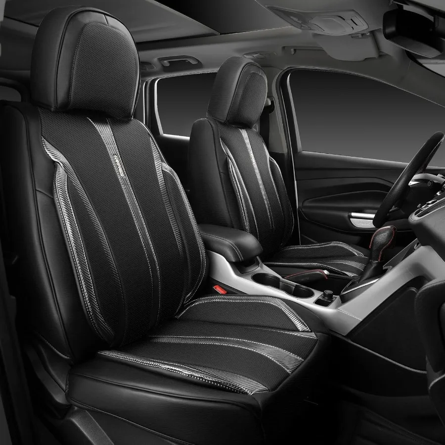 Nappa Leather Car Seat Covers Cushioned Waterproof Leatherette Seat Covers AntiSlip 5 Seats Universal for Cars SUV PickUp Truck
Nappa Leather Car Seat Covers Cushioned Waterproof Leatherette Seat Covers AntiSlip 5 Seats Universal for Cars SUV PickUp Truck
