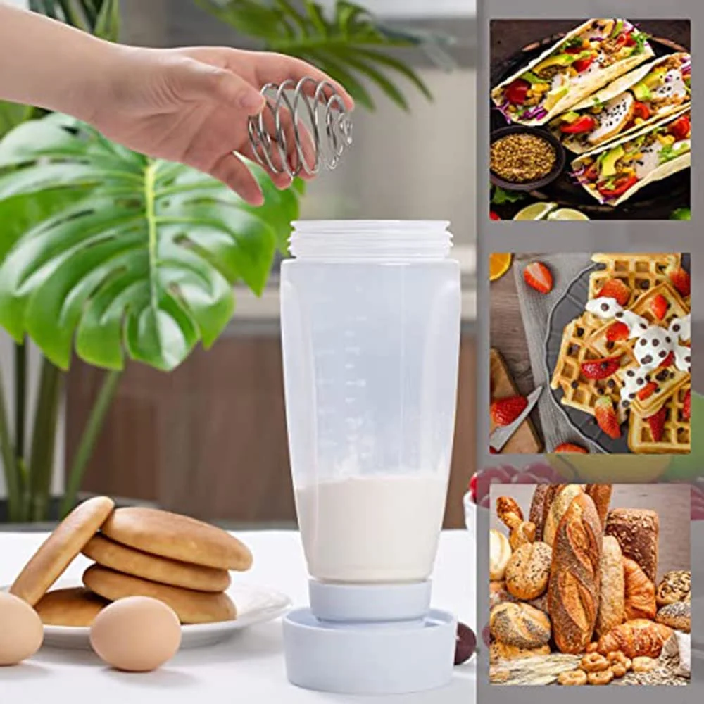 Whiskware Pancake Batter Dispenser and Mixer with BlenderBall Wire Whisk for Cupcakes, Muffins, Crepes, and more
Whiskware Pancake Batter Dispenser and Mixer with BlenderBall Wire Whisk for Cupcakes, Muffins, Crepes, and more