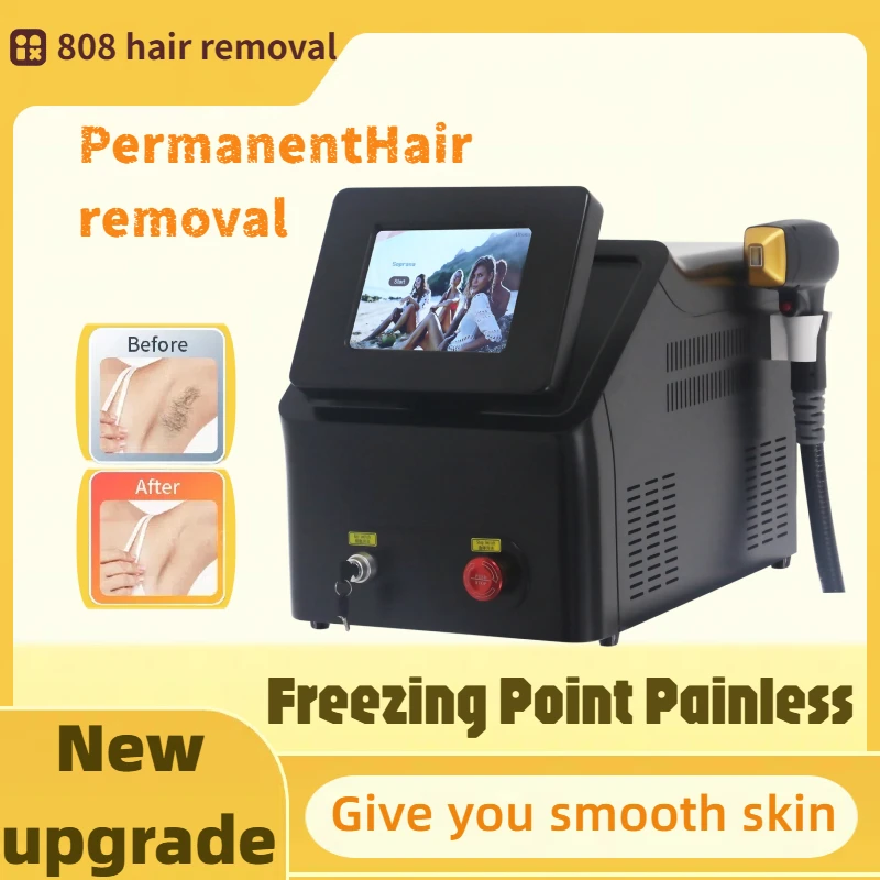 New Diode Laser755 808 1064nm Multi Wavelengths Hair Removal Machine Cooling Head Painless Laser Epilator Face Body Hair Removal
New Diode Laser755 808 1064nm Multi Wavelengths Hair Removal Machine Cooling Head Painless Laser Epilator Face Body Hair Removal