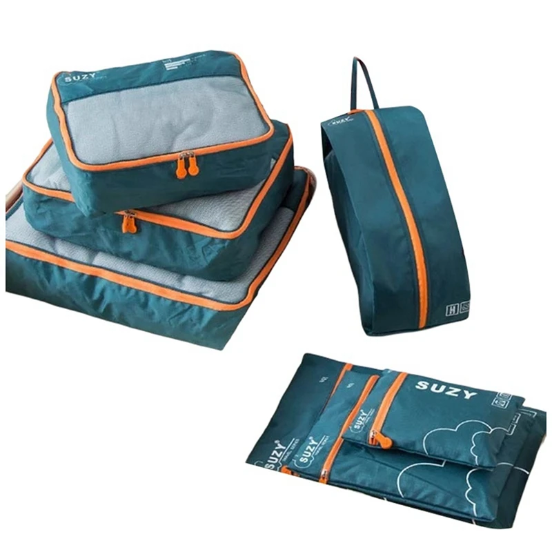 A98E-7 Pieces Set Travel Organizer Storage Bags Suitcase Portable Luggage Organizer Clothes Shoe Tidy Pouch Packing Set
A98E-7 Pieces Set Travel Organizer Storage Bags Suitcase Portable Luggage Organizer Clothes Shoe Tidy Pouch Packing Set