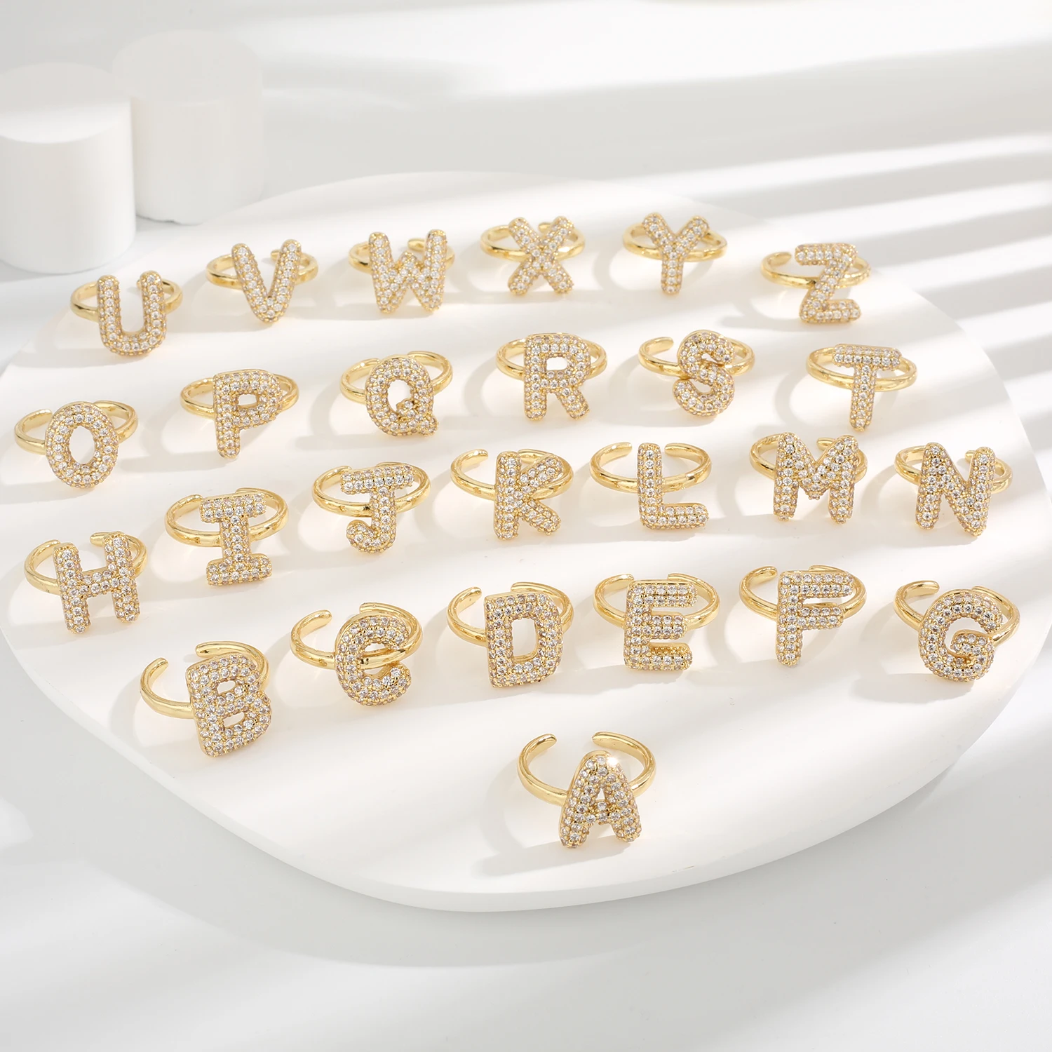 Free Shipping Original Brand New Personalized Adjustable Alphabet Ring 14K Gold Plated Unisex Anniversary Gift
Free Shipping Original Brand New Personalized Adjustable Alphabet Ring 14K Gold Plated Unisex Anniversary Gift