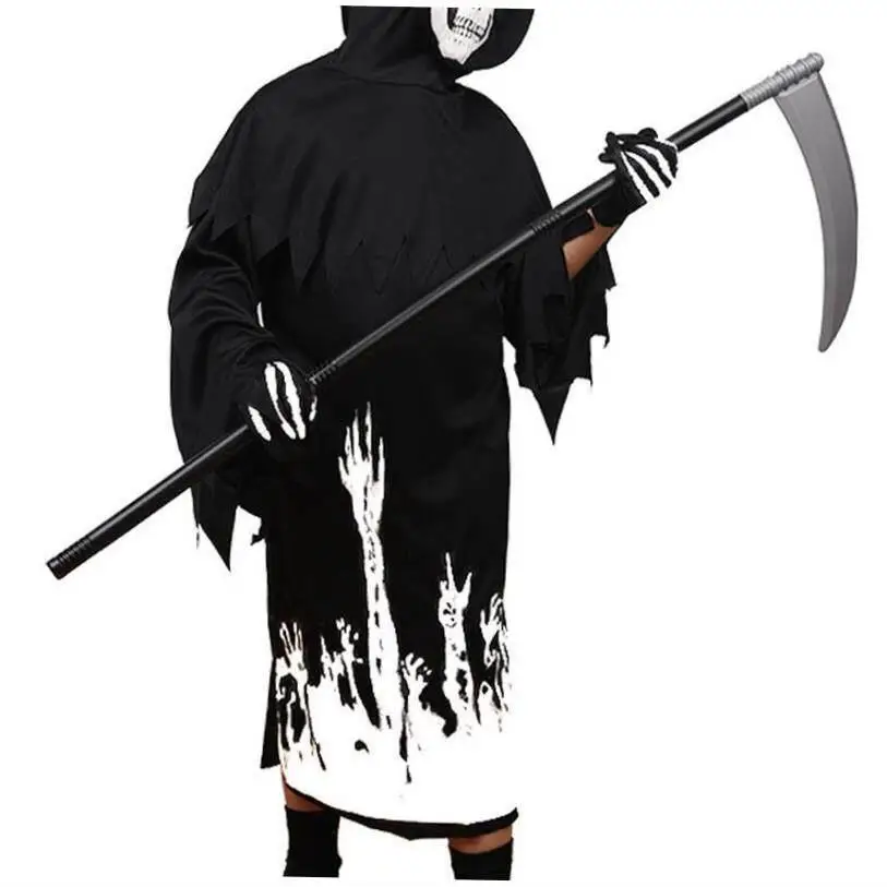 Halloween Reaper Cosplay Costume Sickle Women's Traditional Ethnic Stage Performance Clothing Autumn Fashion 2019
Halloween Reaper Cosplay Costume Sickle Women's Traditional Ethnic Stage Performance Clothing Autumn Fashion 2019