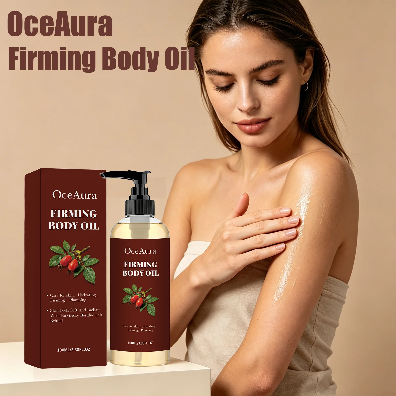 OceAura Firming Body Oil for Neck Chest Thigh Fast Absorbing Hydrating Skin Softener Plumping Anti Sagging Body Skin Care Oil
OceAura Firming Body Oil for Neck Chest Thigh Fast Absorbing Hydrating Skin Softener Plumping Anti Sagging Body Skin Care Oil