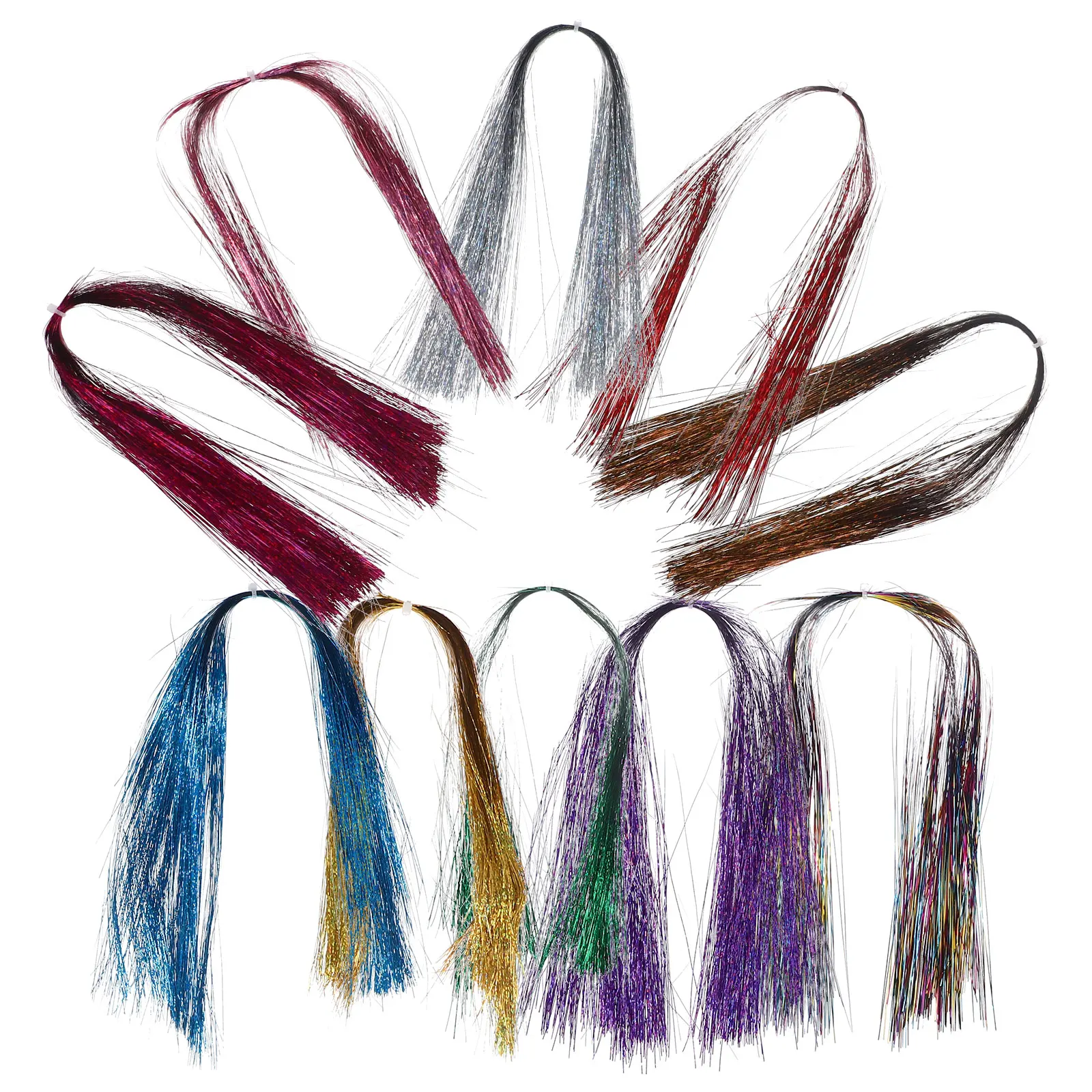 10 Pcs Fishing Lure Supplies Fly Tying Materials Bait Accessories Vibrant Colors Attract Fish Portable Strings
10 Pcs Fishing Lure Supplies Fly Tying Materials Bait Accessories Vibrant Colors Attract Fish Portable Strings